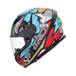 CASCO SHIRO HUNTER RACCOON FULLFACE – MATTE AZUL