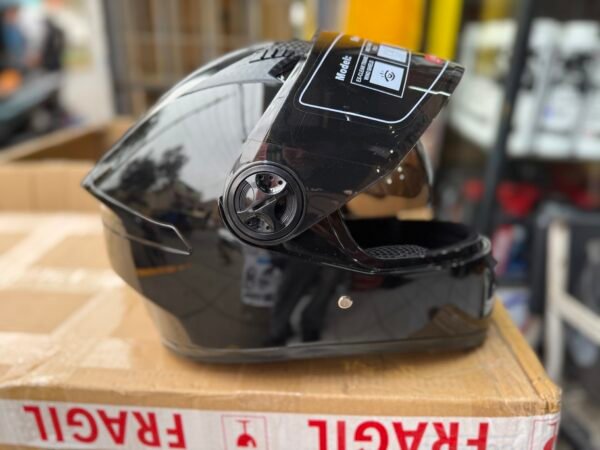 CASCO MBM - NEGRO BRILLO