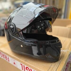 CASCO MBM - NEGRO BRILLO - Imagen 2
