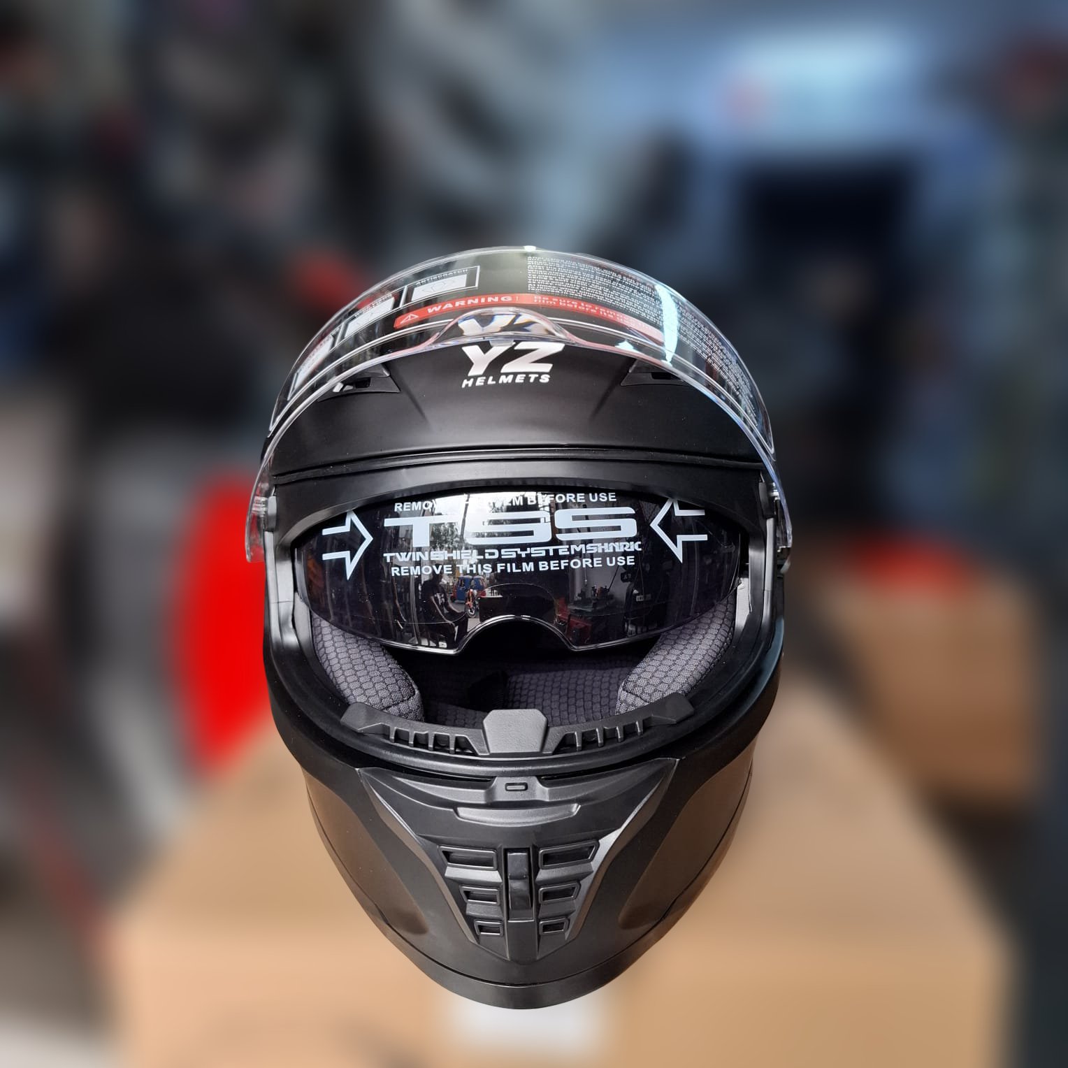 CASCO YZ HELMET DOBLE VISOR +VISOR DE REGALO - Imagen 3